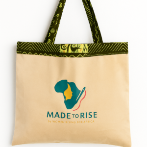Velvet Bag “Made to Rise” – Cream Color